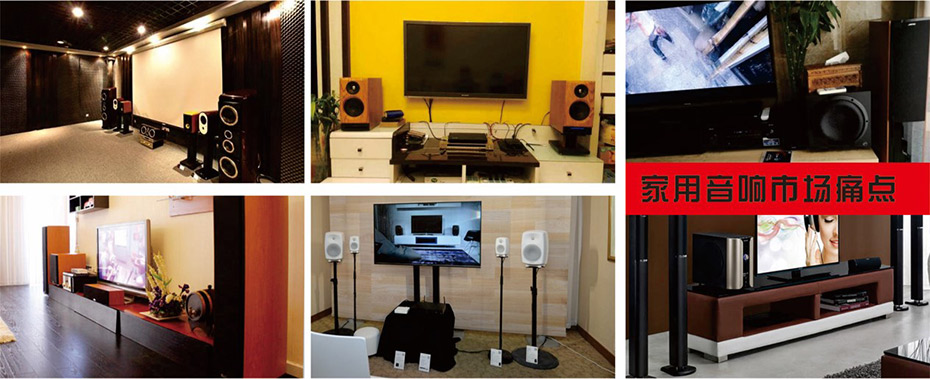 廣州某家庭采購(gòu)了爵士龍民用音響家庭影院音響