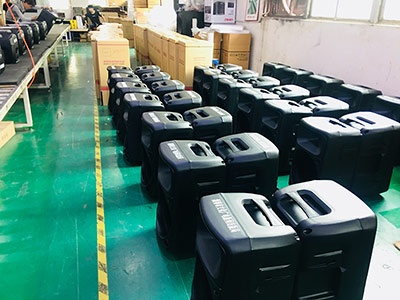 爵士龍視頻音響生產(chǎn)車間